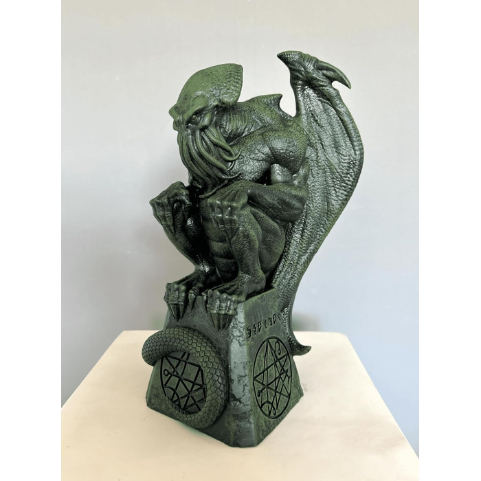 Статуетка Ктулху 27 см Cthulhu Rising Marble Sculpture Hp Lovecraft Bust Statue Cthulhu Idol