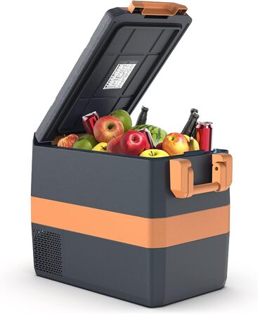 Міні-холодильник для автомобіля портативний електричний кемпінговий морозильник 40 л електричний компресорний охолоджувач 12V 12/2