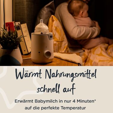 Електричний підігрівач пляшечок і сумок Tommee Tippee Easiwarm, тепле дитяче харчування за лічені хвилини, автоматичний таймер, ке