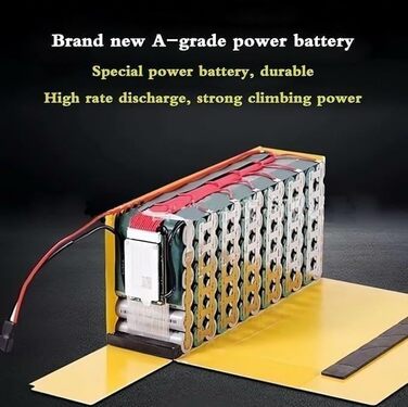 Акумулятор для електровелосипеда Pedelec 48V 100AH 13S3P із зарядним пристроєм, водонепроникний ПВХ-акумулятор із вбудованою захисною платою XT60