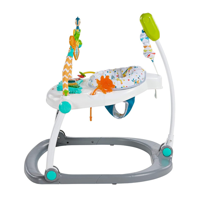 Компактні ходунки Carnaval Baby Walker Fisher-Price Jumperoo зі світлом, звуком і музикою, розбірні для зручного транспортування 9 місяців і старше, FDG98