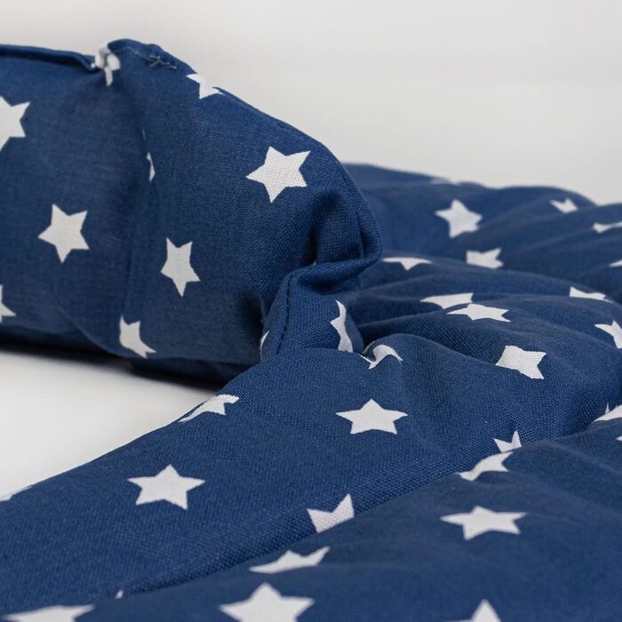 Подушка для шиї зі стійкою, зоряно-блакитна - подушка для шиї з вишневих кісточок - грілка для шиї - Дуже затишна грілка для шиї з вишневих кісточок