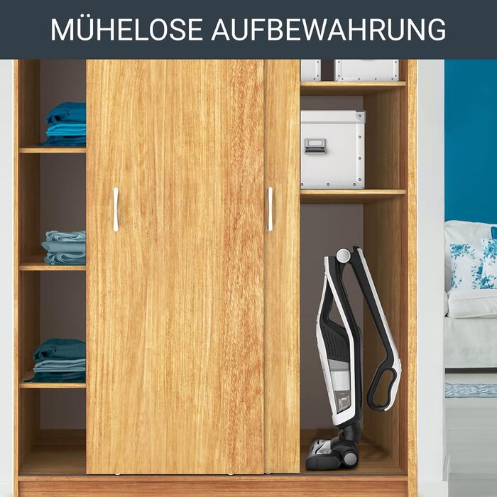 Акумуляторний пилосос Rowenta RH6737 Dual Force 2-в-1 вбудований ручний пилосос складна ручка дуже легкий - лише 2,5 кг світлодіод