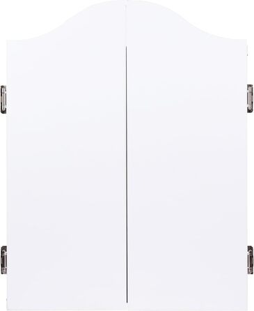 Дерев&39яна шафа для дротиків Engelhart, сизалева мішень для дротиків, включаючи 6 дротиків 18 г та аксесуари (білий колір)