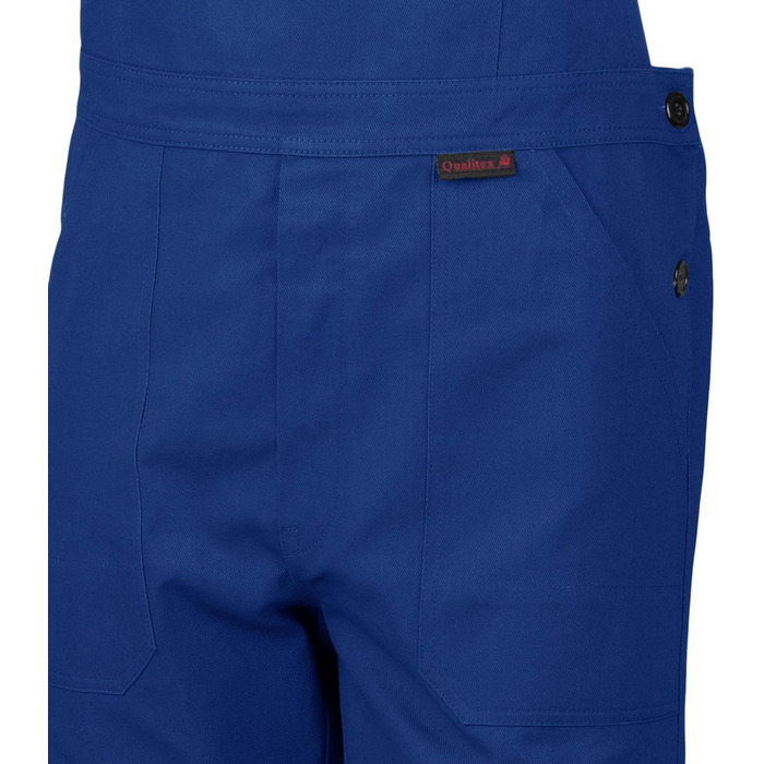 Комбінезон робочий QUALITEX 270, 5 кольорів, стійка бавовна, розміри 44-64, 90-110 98, синій джинсовий