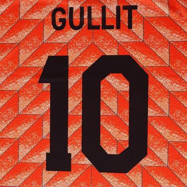 Футбольна майка EK 88 Gullit - Нідерланди - Помаранчева - Діти та дорослі - Хлопчики - Чоловіки - Спортивний одяг - Подарунки - Спортивні футболки - Спортивний одяг M