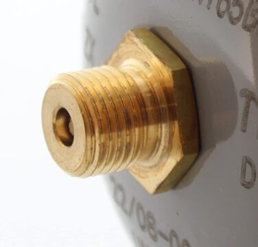 Одноразова циліндрична пляшка Swan CO2 600 гр E290 З'єднання для вуглекислого газу 11 м для виробників газованої води, охолоджувальних установок та диспенсерів для питної води, 6 шт.