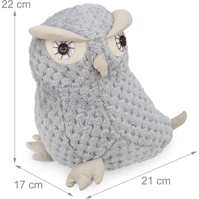 Дверний обмежувач сова, важкий дверний обмежувач, виготовлений з тканини, піщаний наповнювач, декор, дверний мішок для підлоги, Вх