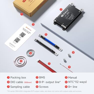 Розумний інтегрований Bluetooth-моніторинг, захист літієвих акумуляторів LiFePO4 Li-ion LTO для електровелосипедів та скутерів 60A 4S-8S BMS, 60A 4S-8S 12V-24V -