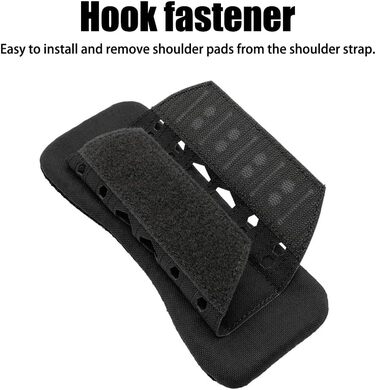 Наплічний ремінь для перенесення, знімна протиударна накладка на ремінь рюкзака Тактична мяка сітчаста підкладка для жилетів Рюкзаки Ремінці для гітари Сумка для риболовлі