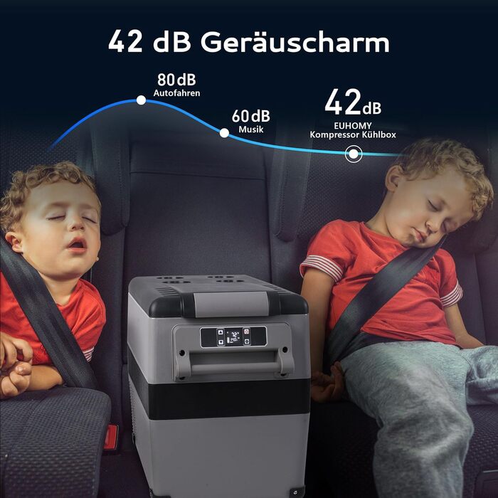 Компресор cool box 45L, автомобільний компресор cool box з керуванням APP, холодильник 12V/240V від -20 до 20 , портативний холоди