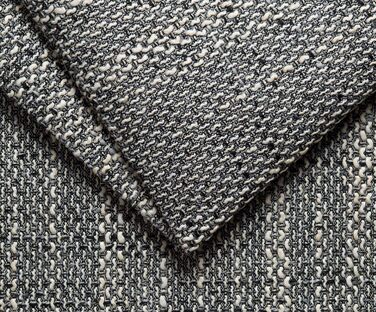 Колекція кутовий диван Treviso, L-подібний диван зі штучної шкіри та тканої тканини, кутовий диван, диван, м&39який кутовий модуль, 267 x 178 x 83 см (Ш x Г x В), сірий/чорний, шезлонг з лівим бортом, чорно-сірий