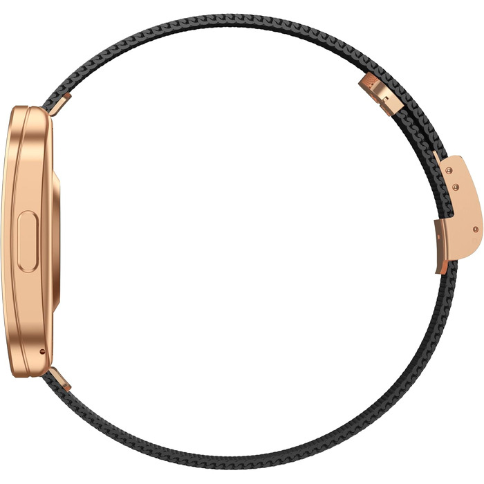 Мініатюрний жіночий смарт-годинник, товщина 8 мм та вигнутий, голосове керування, AMOLED-дисплей завжди ввімкнений, 3 ремінці, відстеження менструального циклу, водонепроникний, металевий корпус, функція телефону, моніторинг сну, трекер