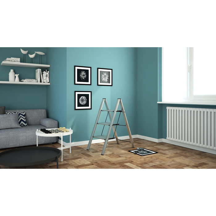 Драбина Colombo Leonardo Black 3 щаблі (G300A03W)