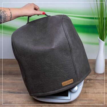 Захисний чохол Coolina Premium для Thermomix - Чохол для TM5 & TM6 - Брудовідштовхуючі аксесуари - Thermomix Cover - Худі в кольорі антрацит