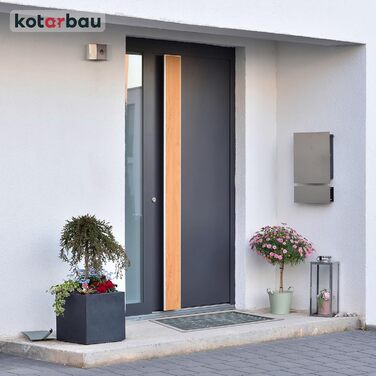 Килимок для вулиці KOTARBAU 60x40 см, Оцинкований метал, Вхідний килимок, Килимок для внутрішніх дверей, Вуличний килимок, Килимок для передніх дверей, Килимок для дверей, Килимок для бруду, Вулічний килимок для дверей, 60 x 40 см