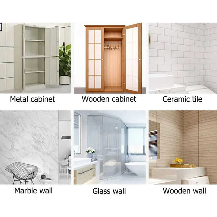 Клейкі гачки для полиць шафи, самоклеючі, прозорі опори для полиць, кронштейни для полиць, клейкі гачки, опори для основи, тримачі для полиць, шафа, тримачі для скла, полиці, прозорі, один розмір (12) 12 прозорих