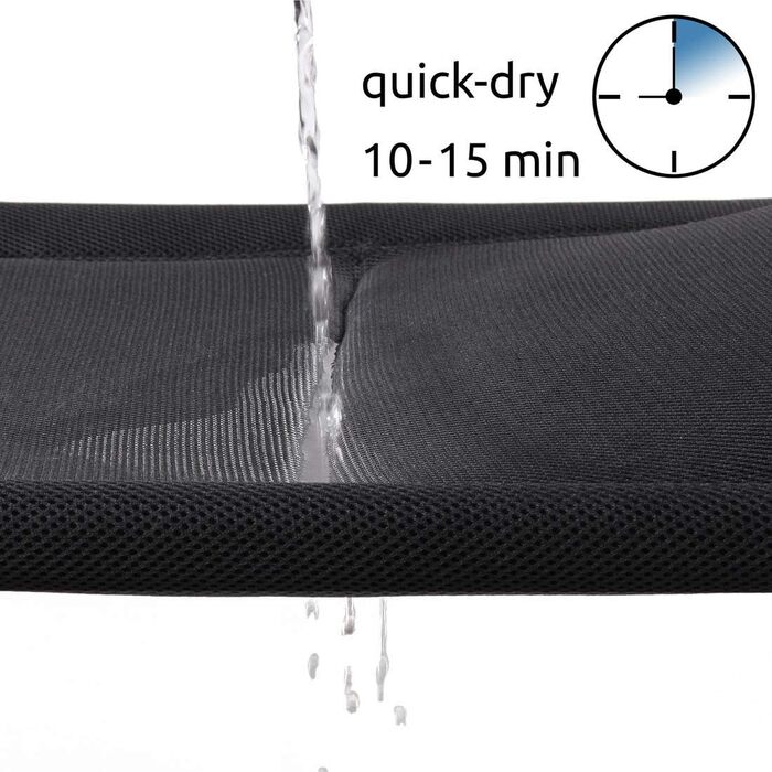 Ваш садовий шезлонг GEAR Lettino 3D, шезлонг для сауни з подушкою, шезлонг із швидковисихаючим 3D-сітчастим чохлом і чохлом для за