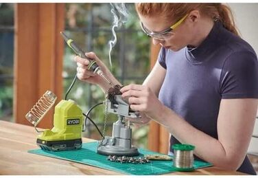 Акумуляторний паяльник RYOBI 18 В ONE RSI18-0, 200-480C, час нагрівання 50 секунд, кабель 83 см, поверхня GripZone, без акумулятор