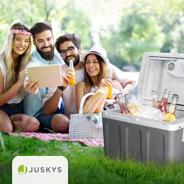 Електрична холодильна камера 40 літрів 12 В / 230 В для автомобіля, вантажівки, будинку на колесах, кемпінгу - міні-холодильник хо