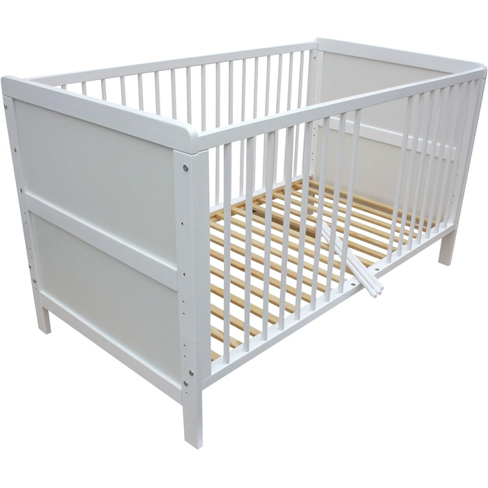 Дитяче ліжко Micoland Junior Bed Side Bed Baby Bed 3-в-1 White