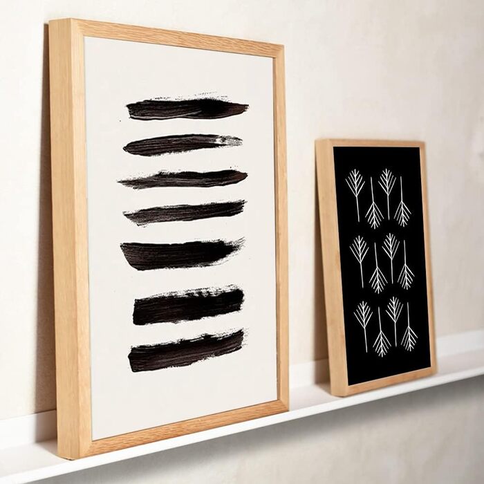 Настінна полиця MILUKA, біла металева Комплект із 2 настінних полиць довжиною 70 см Біла рейка для картин, рамок для картин, книг Настінні полиці для спальні, кухні, офісу, вітальні 70 x 10 см, біла, 2 шт.