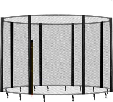 Баунсальська захисна сітка для батуту Ø 183 185 244 250 275 277 300 305 335 337 366 370 396 400 427 430 457 460 487 490 (JS) Змінна сітка Tampoline Net для батуту Outdoor (Net JS Ø 427 см 8 Poles H 180 см)