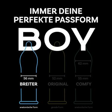Презервативи BILLY BOY Big Mix, 200 шт. 56 мм Мікс презервативів широкого крою Різні кольори (2 x 100 шт. )