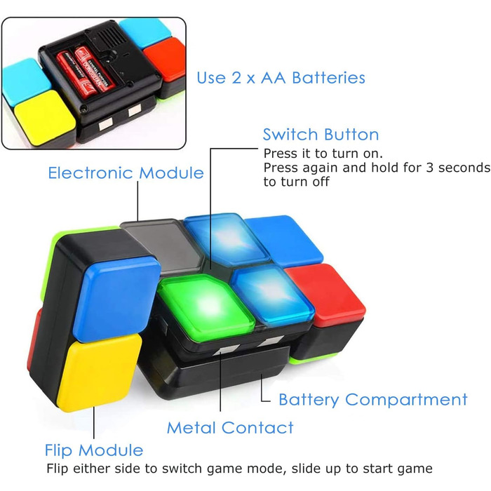 Від 8 років Реакція Гра, розвиваючі ігри Іграшки Ігри на концентрацію для дітей 7 9 10, подарунок 8 років