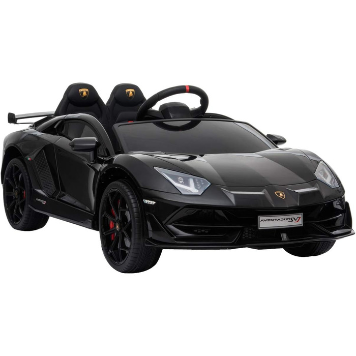 Дитячий автомобіль - електромобіль Lamborghini Aventador SVJ - ліцензійний - 12V7AH, 2 двигуни - 2.4Ghz пульт дистанційного керува