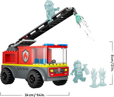 Конструктор LEGO City 60463, Пожежна драбина, 82 деталі