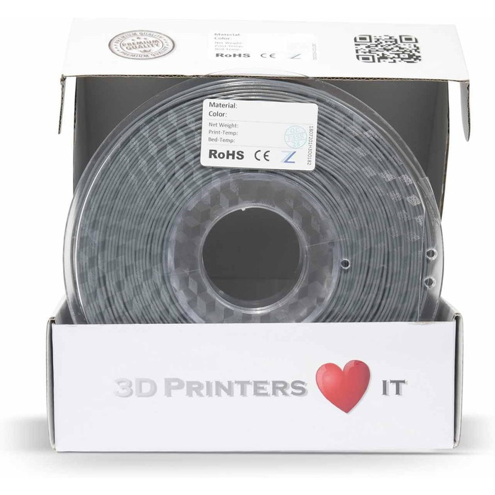 Мм СІРИЙ 1кг - високоякісна нитка для 3D-друку, легка в обробці, ідеальна для моделей та прототипів, 3D PLA 2.85