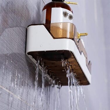 Душова полиця для ванної полиця для ванної без свердління настінні полиці для ванної пластикові кошики для душу для ванної/кухні.