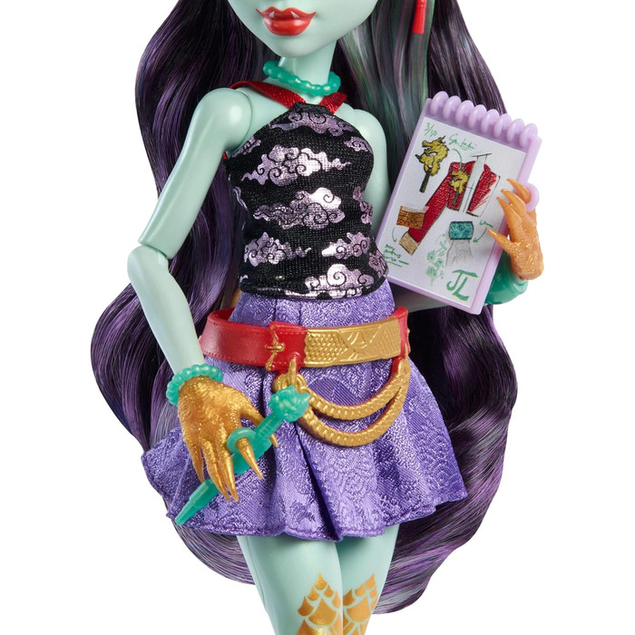 Лялька Monster High Jinafire Long HYV58 з 7 аксесуарами, 29 см