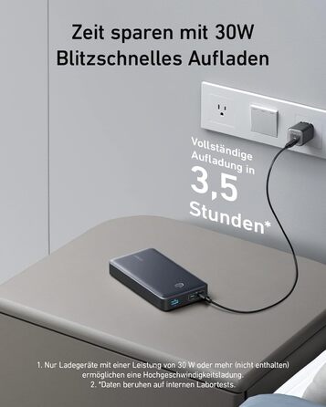 Для ноутбука), 24 000mAh 65W, мобільний зарядний пристрій для MacBook Pro, Dell XPS, Microsoft Surface, iPad Pro, iPhone 13 Pro, i