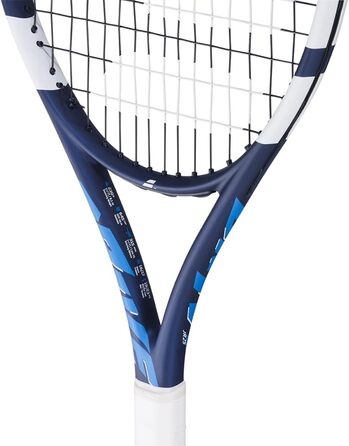 Тенісна ракетка Babolat Drive Junior, синьо-червона, графітова та алюмінієва рама, легка 230 г, ідеально підходить для юних гравців віком 9-11 років