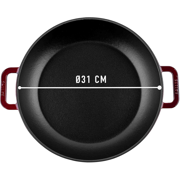 Чавунна каструля Sally's 'Samira deluxe - міцна та високоякісна перлина для ідеального приготування їжі - об'ємом 2,2 літра, для в