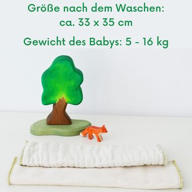 Органічні бавовняні підгузники avo cado розмір 2 - вміст 10 шт. - підходять до одного розміру штанів для тканинних підгузників - 1