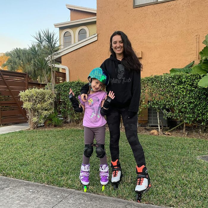 Роликові ковзани для дітей Регульовані роликові ковзани з підсвічуванням колеса Роликові ковзани Відкрите взуття з колесами для ді