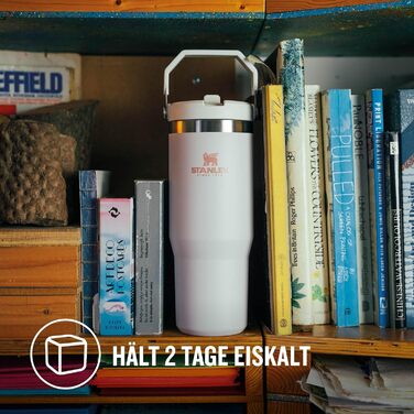 Пляшка для пиття Stanley IceFlow Flip Straw з соломинкою 0,89 л - Пляшка-термос зберігає холод 12 годин - Герметична - Спортивна п