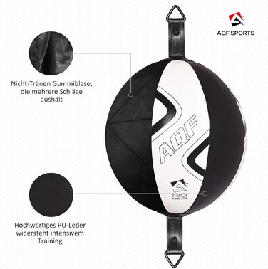 Боксерський двосторонній м'яч Rex Шкіряний м'яч для пробивання м'яча Набір м'ячів для пробивання м'яча MMA Набір м'ячів для тренув