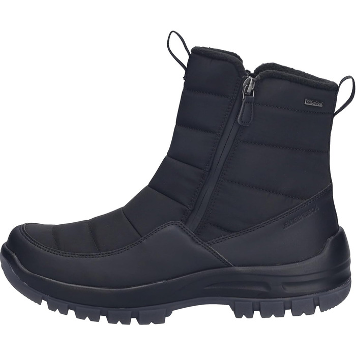 Чоловічі класичні черевики Josef Seibel Alaska, розмір 51, ширина G (звичайна), знімна устілка, водонепроникні, розмір 41 EU, чорні