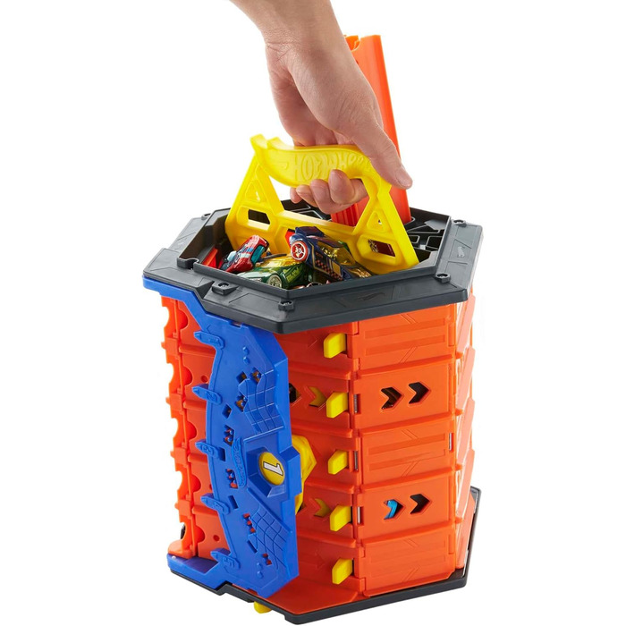 Можна розгорнути на п&39ятисмуговій гоночній трасі, контейнері для зберігання, гоночній трасі для іграшкових автомобілів для дітей