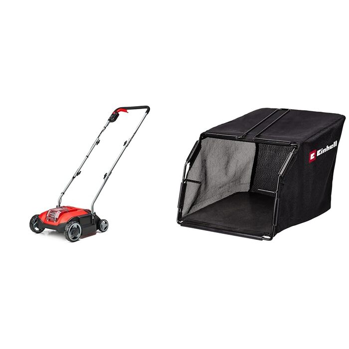 Аератор акумуляторний GC-SC 18/28 Li Power X-Change (18 В, безщітковий двигун, робоча ширина 28 см, 3-ступеневе регулювання глибини, з мішком для збору трави) без акумулятора та зарядного пристрою