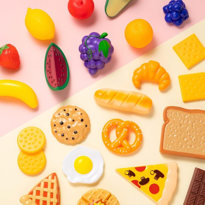 Дитячі пластикові іграшки з їжею, підроблена їжа, кухонний набір, іграшки для розвитку уяви для малюків, різдвяні подарунки на ден