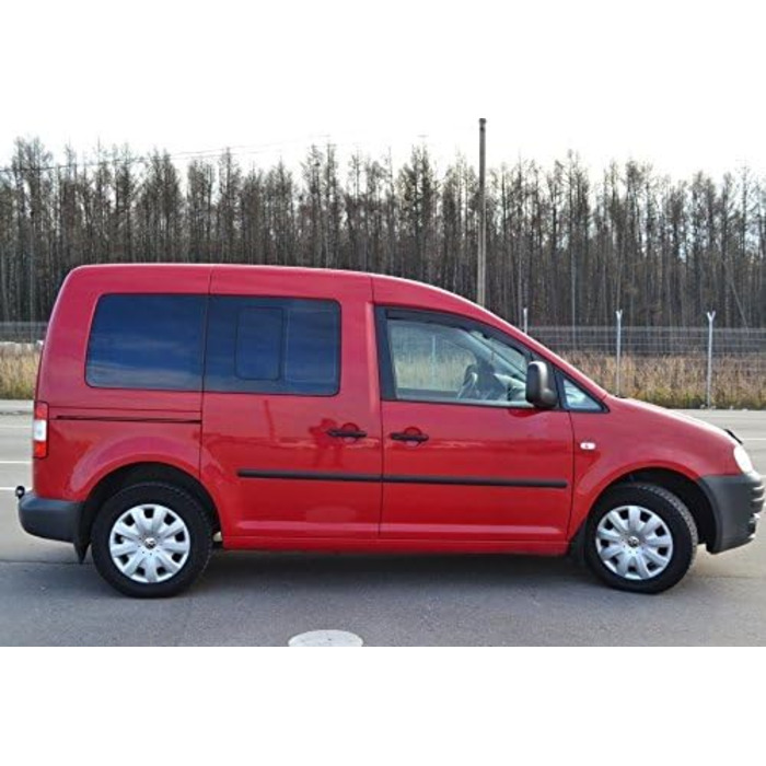 Вітровий дефлектор Heko -31127 для VW Caddy 2004-2012, світлий тонування, 2 частини