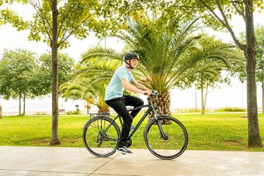 Велосипед Licorne Bike Premium Touring Trekking, 28-дюймова алюмінієва рама з дисковими гальмами, підходить для хлопчиків, дівчаток, жінок та чоловіків