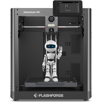 Принтер Flashforge Adventurer 5M з безпомилковим першим шаром, автоматичним вирівнюванням і швидкознімною насадкою, максимальна шв