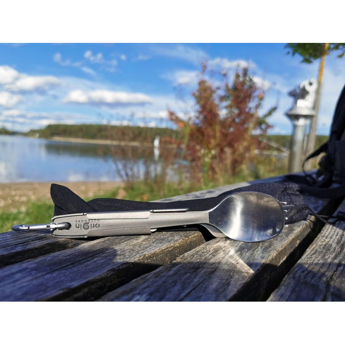 Унісекс Набір титанових столових приборів для дорослих німецької армії, різнокольоровий, один розмір