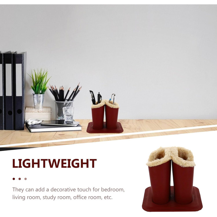 Тримач для окулярів Luxshiny Double з гладкого матеріалу з плюшевою підкладкою, для зберігання сонцезахисних окулярів та окулярів, прикраса для столу та тумбочки біля ліжка